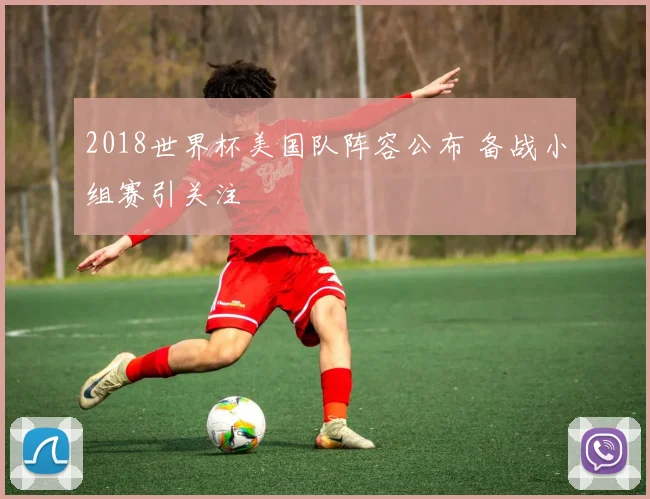 2018世界杯美国队阵容公布 备战小组赛引关注