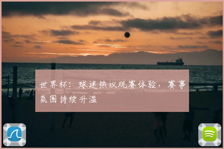 世界杯:球迷热议观赛体验,赛事氛围持续升温