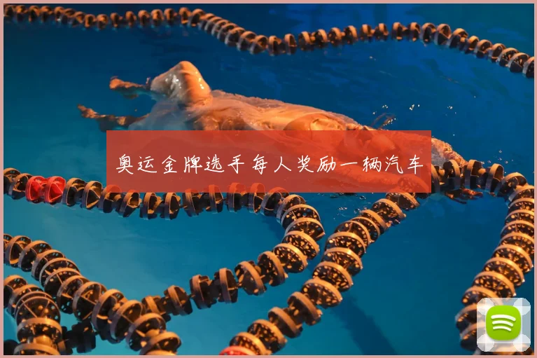 奥运金牌选手每人奖励一辆汽车